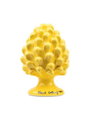 Verus Caltagirone Pigna Siciliana in Ceramica Giallo Lucido