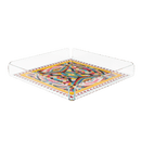 Vuotatasche quadrato in cristallo acrilico By Vesta